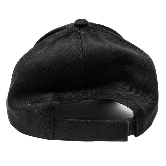 NASA Logo Black Baseball Cap Adjustable Strapback - Picture 3 of 5